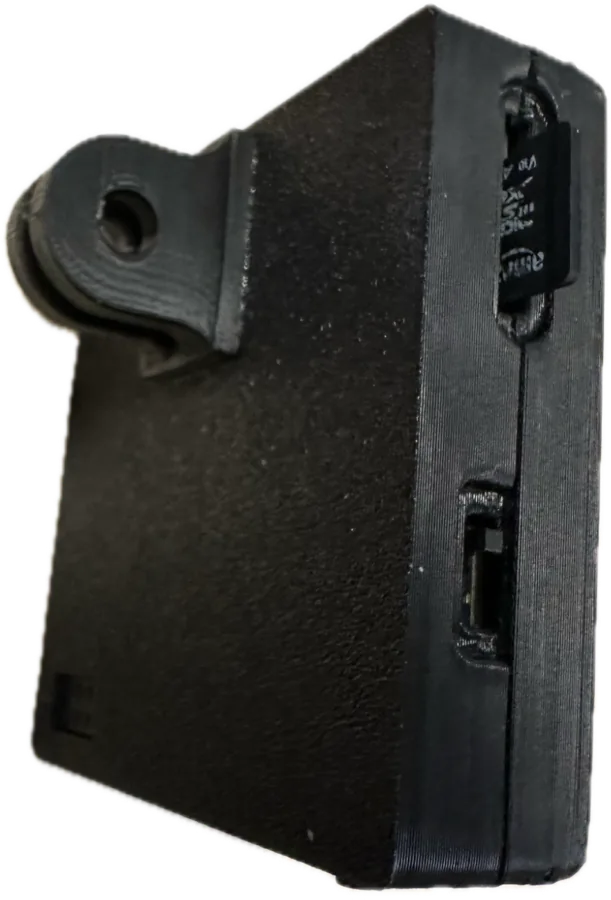 Inserting a microSD card into the camera