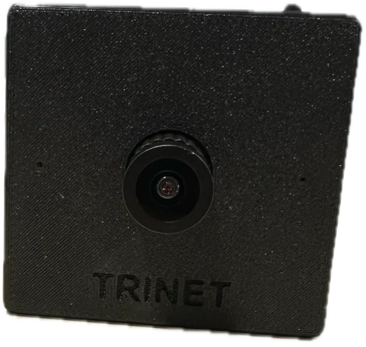 Camera with the lens cap removed